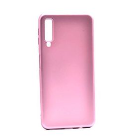 Teleplus Samsung Galaxy A70 Lüks Silikonlu Nano Ekran Koruyucu Rose Gold Kılıf