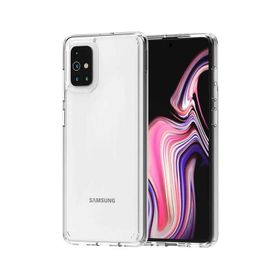 Teleplus Samsung Galaxy A71 Coss Sert Hibrit Şeffaf Silikon Cep Telefonu Kılıf
