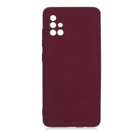 Teleplus Samsung Galaxy A71 Kamera Korumalı İçi Kadife Pembe Ve Silikon Kılıf