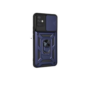 Teleplus Samsung Galaxy A71 Kamera Korumalı Yüzüklü Tank Pars Silikon Siyah Kılıf