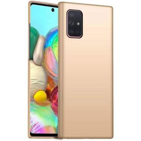 Teleplus Samsung Galaxy A71 Lüks Mat Silikon Nano Ekran Koruyucu Kamera Nano Ekran Koruyucu Kırmızı Kılıf