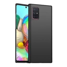 Teleplus Samsung Galaxy A71 Lüks Mat Silikon Nano Ekran Koruyucu Kamera Nano Ekran Koruyucu Kırmızı Kılıf