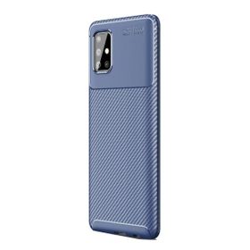 Teleplus Samsung Galaxy A71 Negro Mat Tam Kapatan Ekran Koruyucu Lacivert Silikon Cep Telefonu Kılıf