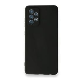 Teleplus Samsung Galaxy A72 Kamera Korumalı İçi Kadife Mor Ve Silikon Kılıf