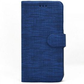 Teleplus Samsung Galaxy A72 Kumaş Spor Standlı Kartlıklı Cüzdan Mor Cep Telefonu Kılıfı