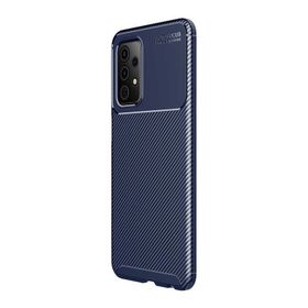 Teleplus Samsung Galaxy A72 Negro Karbon Silikon Siyah Kılıf