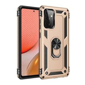 Teleplus Samsung Galaxy A72 Vega Yüzüklü Tank Kapak Kırmızı Cep Telefonu Kılıfı