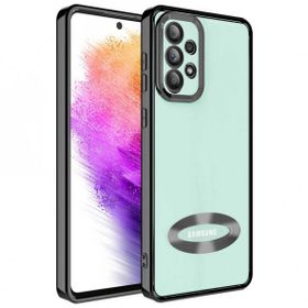 Teleplus Samsung Galaxy A73 Kamera Korumalı Omega Lazer Silikon Mavi Kılıf