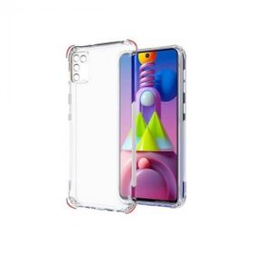 Teleplus Samsung Galaxy A91 Kamera Korumalı Darbeye Dayanıklı Şeffaf Ve Silikon Kılıf