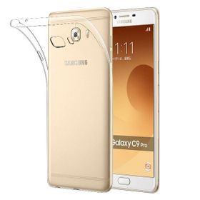Teleplus Samsung Galaxy C9 Pro Darbe Emicili Silikon Şeffaf Kılıf