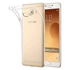 Teleplus Samsung Galaxy C9 Pro Darbe Emicili Silikon Şeffaf Kılıf