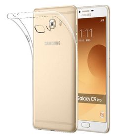 Teleplus Samsung Galaxy C9 Pro Darbe Emicili Silikon Şeffaf Kılıf