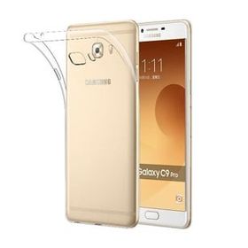 Teleplus Samsung Galaxy C9 Pro Darbe Emicili Silikon Şeffaf Kılıf
