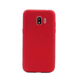Teleplus Samsung Galaxy J2 Pro Lüks Silikonlu Bordo Kılıf
