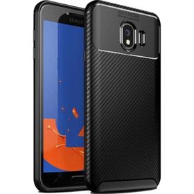 Teleplus Samsung Galaxy J4 Ultra Soft Negro Karbon Kahverengi Silikon Kılıf