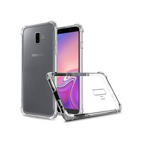 Teleplus Samsung Galaxy J6 Plus Darbe Korumalı Silikon Şeffaf Kılıf