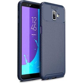 Teleplus Samsung Galaxy J6 Plus Ultra Soft Negro Karbon Lacivert Silikon Kılıf