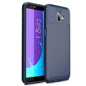 Teleplus Samsung Galaxy J6 Plus Ultra Soft Negro Karbon Lacivert Silikon Kılıf