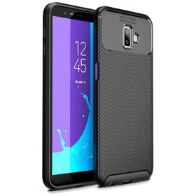 Teleplus Samsung Galaxy J6 Plus Ultra Soft Negro Karbon Lacivert Silikon Kılıf