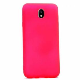 Teleplus Samsung Galaxy J7 Pro Lüks Silikon Kırmızı Kılıf