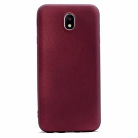 Teleplus Samsung Galaxy J7 Pro Lüks Silikon Kırmızı Kılıf
