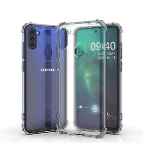 Teleplus Samsung Galaxy M11 Darbe Korumalı Silikon Şeffaf Kılıf