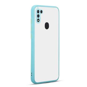 Teleplus Samsung Galaxy M11 Hux Kamera Korumalı Turkuaz Silikon Cep Telefonu Kılıf