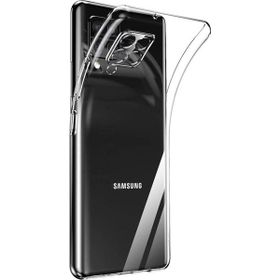Teleplus Samsung Galaxy M12 Lüks Kamera Korumalı Şeffaf Silikon Cep Telefonu Kılıf