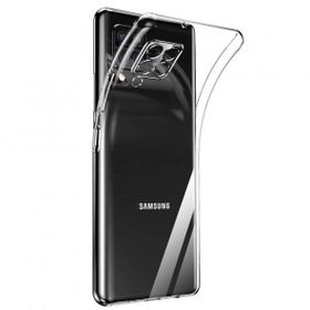 Teleplus Samsung Galaxy M12 Lüks Kamera Korumalı Şeffaf Silikon Cep Telefonu Kılıf