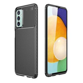 Teleplus Samsung Galaxy M13 Karbon Dokulu Negro Silikon Siyah Kılıf