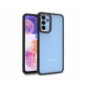 Teleplus Samsung Galaxy M23 Renkli Bumper Hybrid Flora Silikon Mor Kılıf