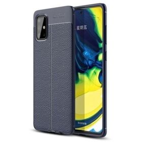 Teleplus Samsung Galaxy M31S Deri Dokulu Siyah Nano Ekran Koruyucu Ve Silikon Kılıf