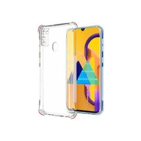 Teleplus Samsung Galaxy M31s Kamera Korumalı Darbeye Dayanıklı Şeffaf Ve Silikon Kılıf