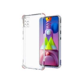 Teleplus Samsung Galaxy M31s Kamera Korumalı Darbeye Dayanıklı Şeffaf Ve Silikon Kılıf