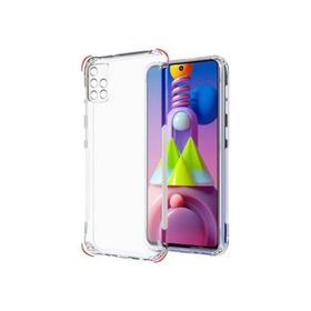 Teleplus Samsung Galaxy M31s Kamera Korumalı Darbeye Dayanıklı Şeffaf Ve Silikon Kılıf