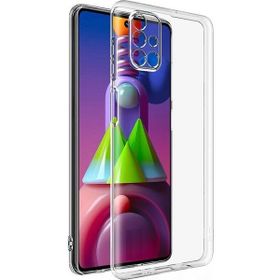 Teleplus Samsung Galaxy M31S Kamera Korumalı Şeffaf Silikon Cep Telefonu Kılıf