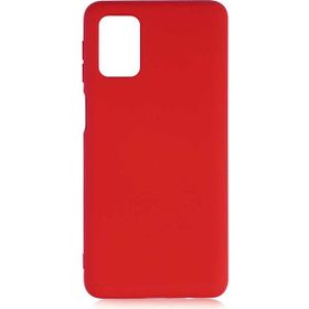 Teleplus Samsung Galaxy M31s Lansman Korumalı İçi Kadife Silikon Kırmızı Kılıf