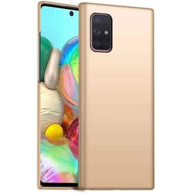 Teleplus Samsung Galaxy M31S Lüks Mat Gold Nano Ekran Koruyucu Silikon Cep Telefonu Kılıf