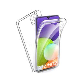 Teleplus Samsung Galaxy M32 4G 360 Ön Arka Silikon Şeffaf Kılıf