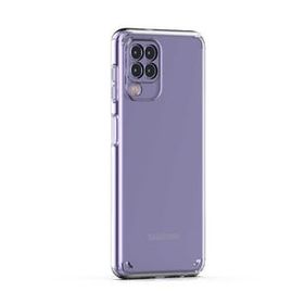 Teleplus Samsung Galaxy M32 4G Kamera Korumalı Coss Sert Silikon Şeffaf Kılıf + Nano Ekran Koruyucu
