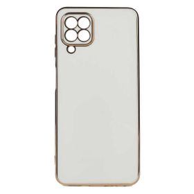 Teleplus Samsung Galaxy M32 4G Kamera Korumalı Lazer Bark Silikon Beyaz Kılıf
