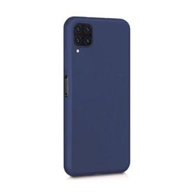 Teleplus Samsung Galaxy M32 4G Kılıf Lüks Mat Silikon Siyah Nano Ekran Koruyucu