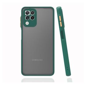 Teleplus Samsung Galaxy M32 4G Montreal Kamera Korumalı Silikon Kırmızı Kılıf