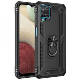 Teleplus Samsung Galaxy M32 4G Vega Yüzüklü Çift Katmanlı Tank Silikon Rose Gold Kılıf