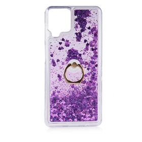 Teleplus Samsung Galaxy M32 Milce Yüzüklü Sulu Silikon Pembe Cep Telefonu Kılıfı