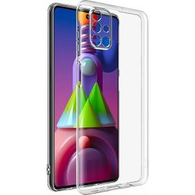 Teleplus Samsung Galaxy M51 Kamera Korumalı Şeffaf Nano Ekran Koruyucu Silikon Cep Telefonu Kılıf