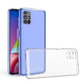Teleplus Samsung Galaxy M51 Kamera Korumalı Şeffaf Silikon Cep Telefonu Kılıf