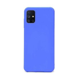Teleplus Samsung Galaxy M51 Lüks Mat Silikon Kırmızı Nano Ekran Koruyucu Kamera Koruyucu Cep Telefonu Kılıfı