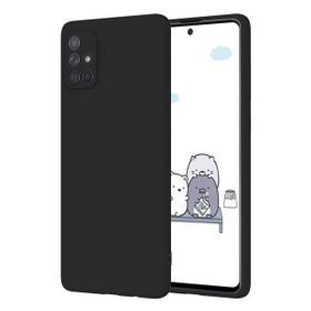 Teleplus Samsung Galaxy M51 Mat Kamera Korumalı Siyah Silikon Cep Telefonu Kılıf