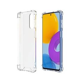 Teleplus Samsung Galaxy M52 5G Darbe Korumalı Silikon Şeffaf Nano Ekran Koruyucu 3D Kamera Camı Kılıf